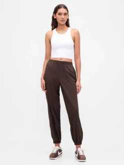 GapFit Tech High Rise Zip-Hem Joggers