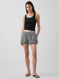 Gingham Easy Bubble Shorts