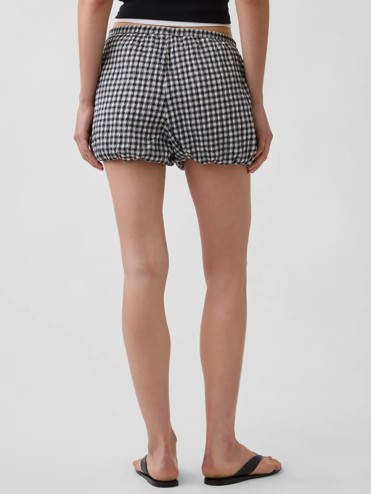 Gingham Easy Bubble Shorts