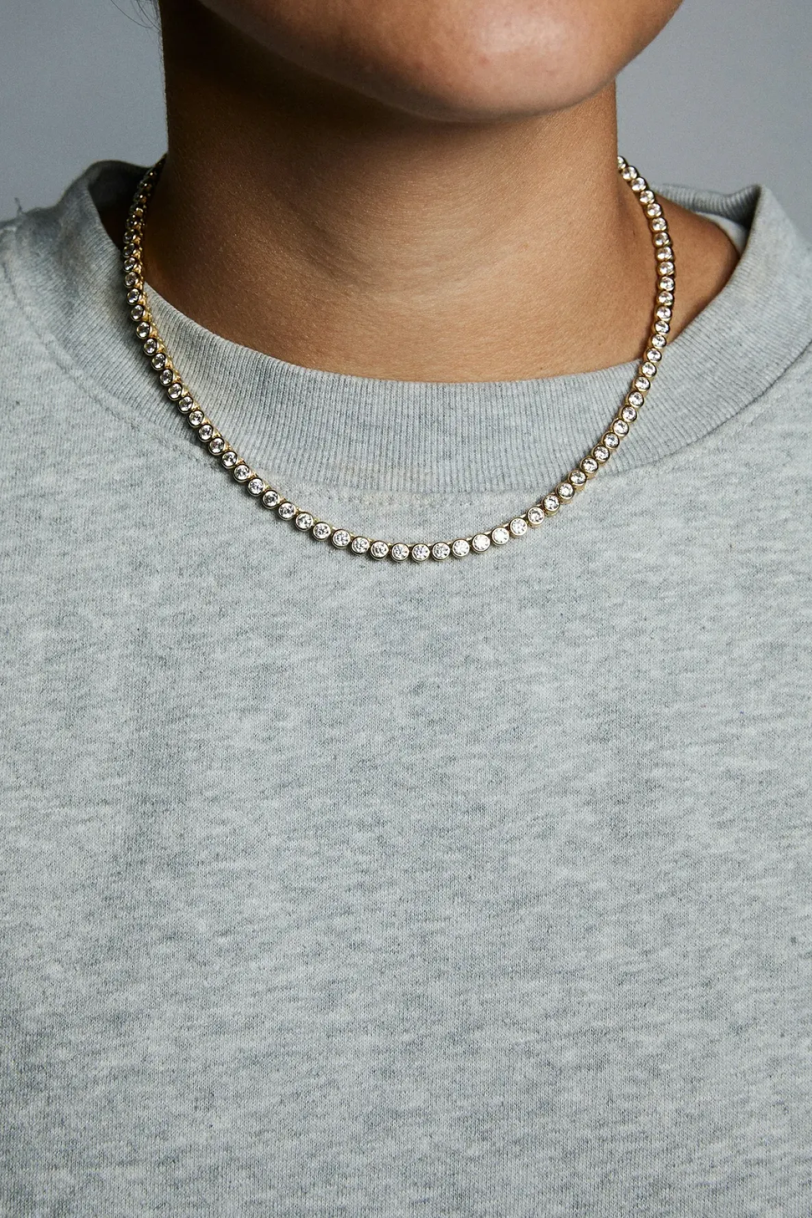 HART Bezel Tennis Necklace