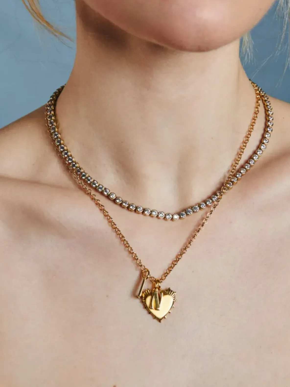 HART Bezel Tennis Necklace
