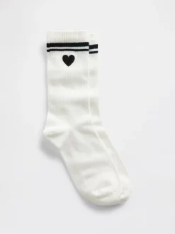 Heart Crew Socks