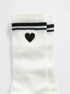 Heart Crew Socks