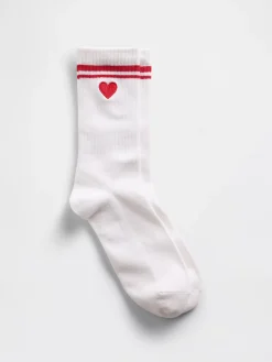Heart Crew Socks