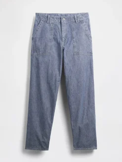 Heavyweight Chambray Baggy Trouser Jeans