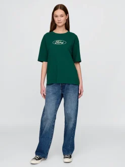 Heavyweight Ford Graphic Crop T-Shirt