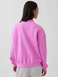 Heavyweight French Terry Oversized Mockneck Sweatshirt