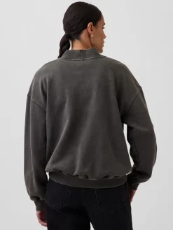 Heavyweight French Terry Oversized Mockneck Sweatshirt