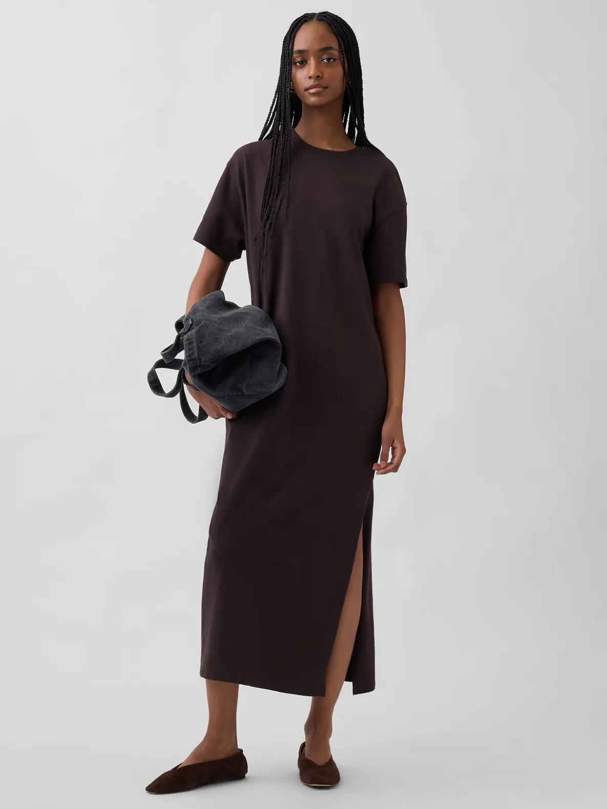Heavyweight Oversized Maxi T-Shirt Dress