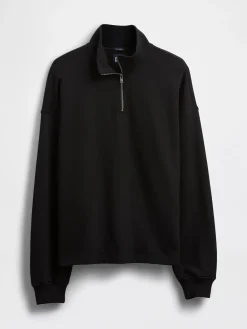 Heavyweight Oversized Quarter-Zip Pullover
