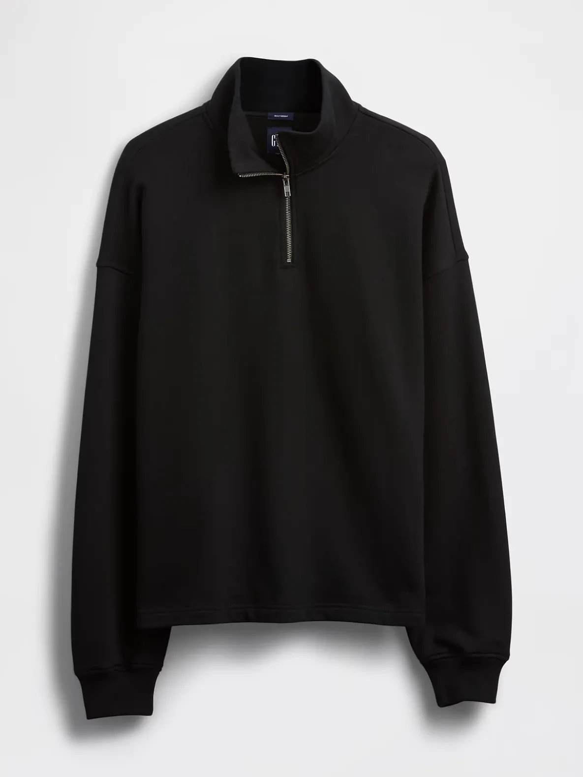 Heavyweight Oversized Quarter-Zip Pullover