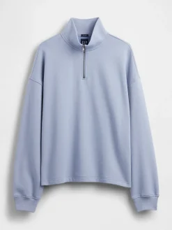 Heavyweight Oversized Quarter-Zip Pullover