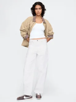 High Rise Barrel Carpenter Jeans
