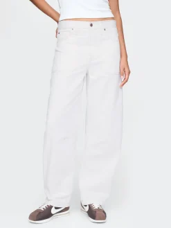 High Rise Barrel Carpenter Jeans