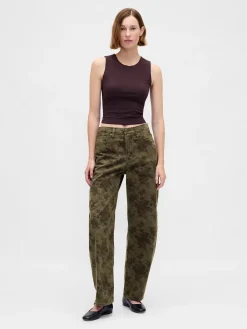 High Rise Barrel Jeans