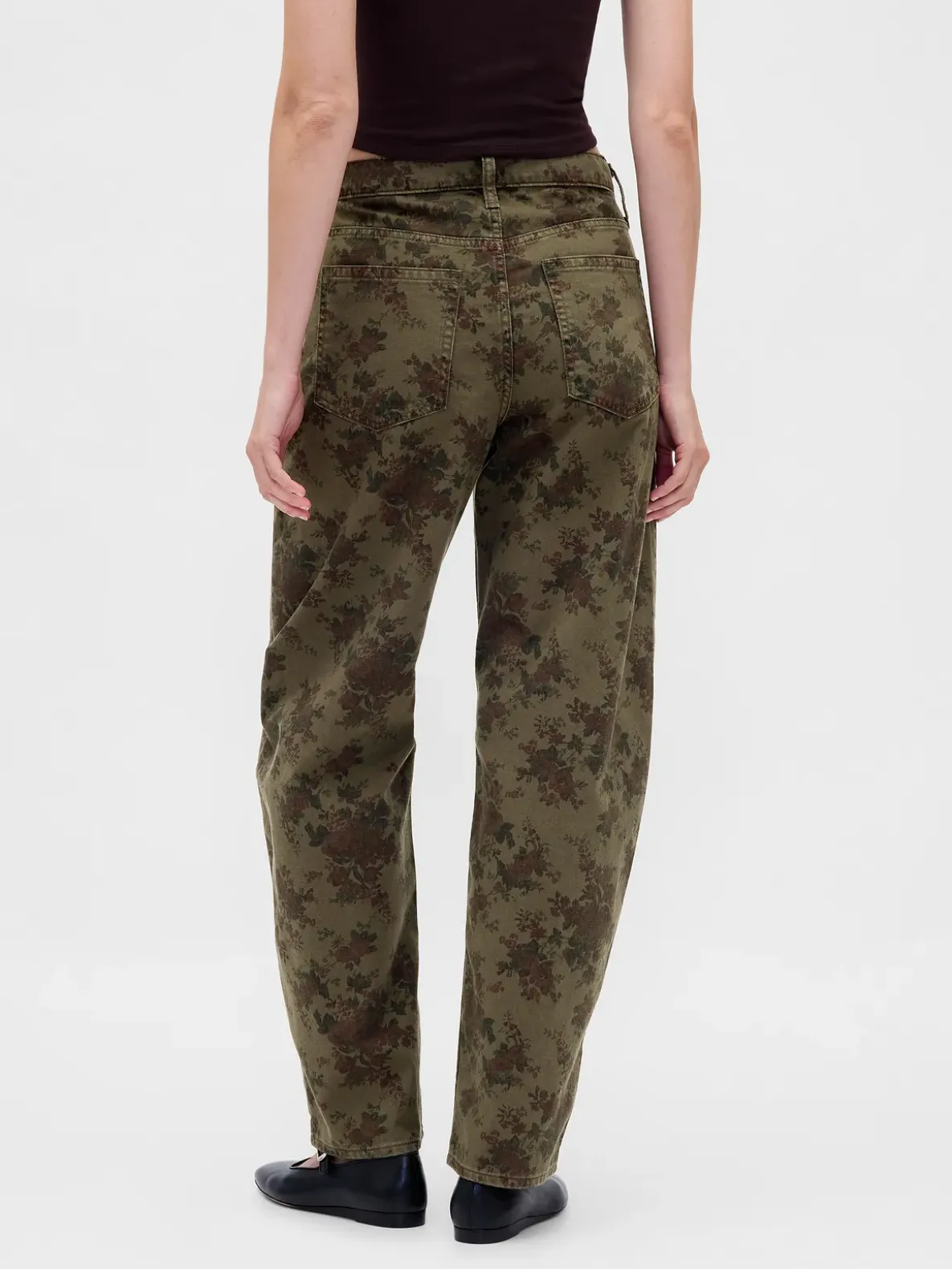 High Rise Barrel Jeans