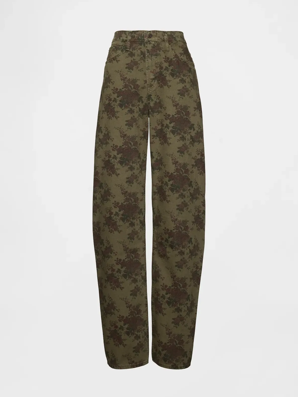 High Rise Barrel Jeans