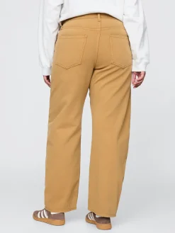 High Rise Barrel Jeans