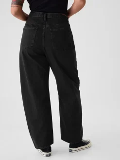 High Rise Barrel Jeans
