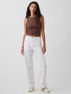 High Rise Barrel Jeans