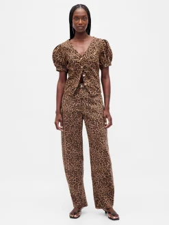 High Rise Barrel Jeans