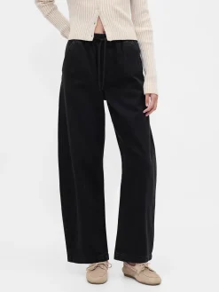 High Rise Barrel Jeans