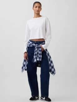 High Rise Barrel Jeans