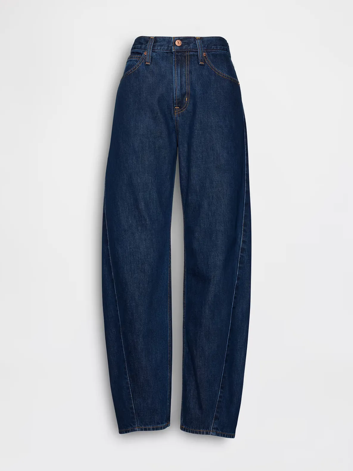High Rise Barrel Jeans