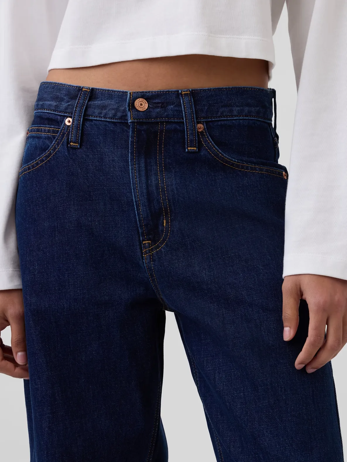 High Rise Barrel Jeans