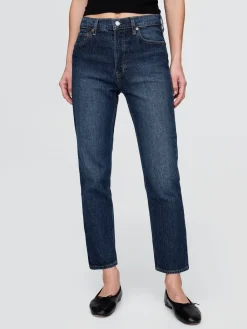 High Rise Cheeky Straight Jeans