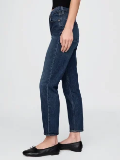 High Rise Cheeky Straight Jeans