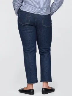 High Rise Cheeky Straight Jeans