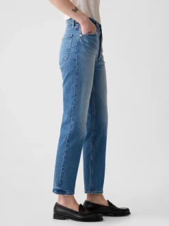 High Rise Cheeky Straight Jeans