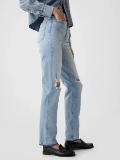 High Rise Cheeky Straight Jeans