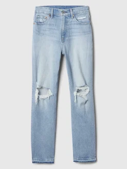 High Rise Cheeky Straight Jeans