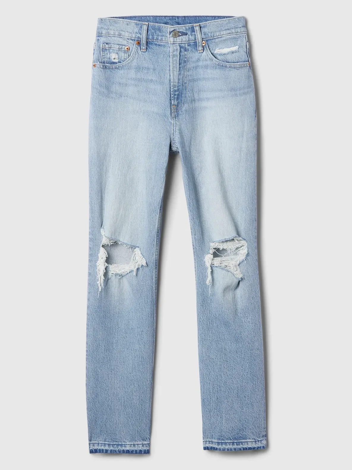 High Rise Cheeky Straight Jeans