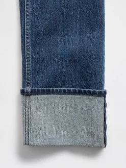 High Rise Cuffed '90s Slim Straight Jeans