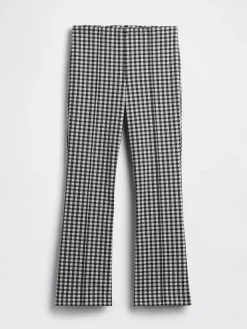 High Rise Double Knit Crop Kick Pants