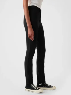 High Rise Double Knit Skinny Pants