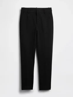 High Rise Double Knit Slim Crop Pants
