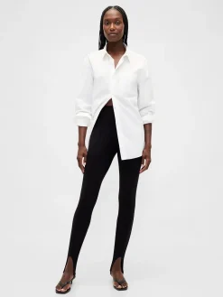 High Rise Double Knit Stirrup Pants
