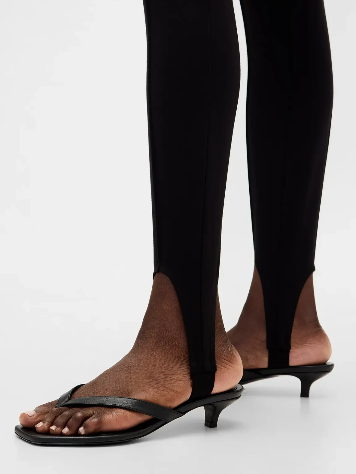 High Rise Double Knit Stirrup Pants