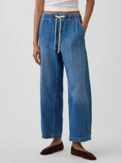 High Rise Easy Barrel Jeans