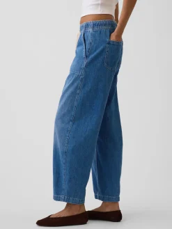 High Rise Easy Barrel Jeans