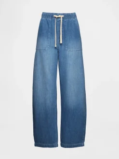 High Rise Easy Barrel Jeans