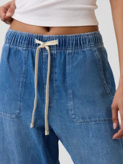 High Rise Easy Barrel Jeans