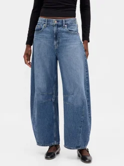 High Rise Horseshoe Jeans