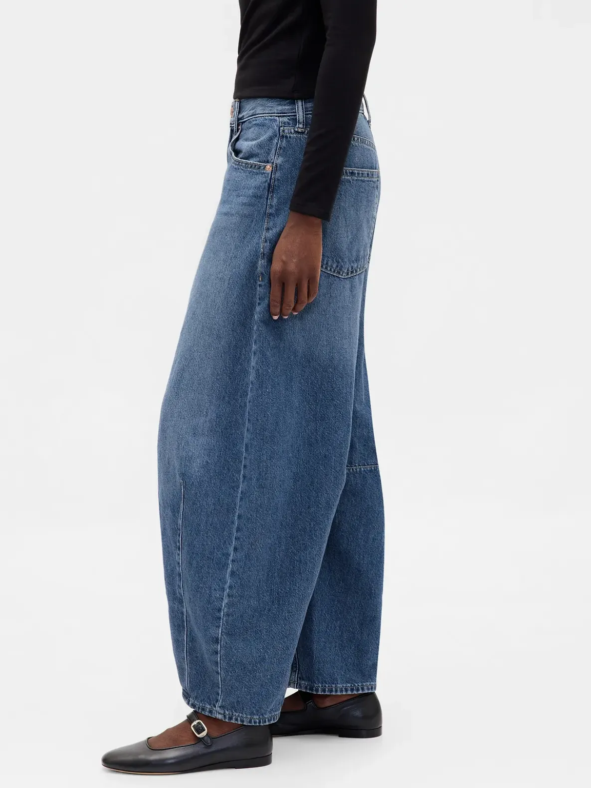 High Rise Horseshoe Jeans