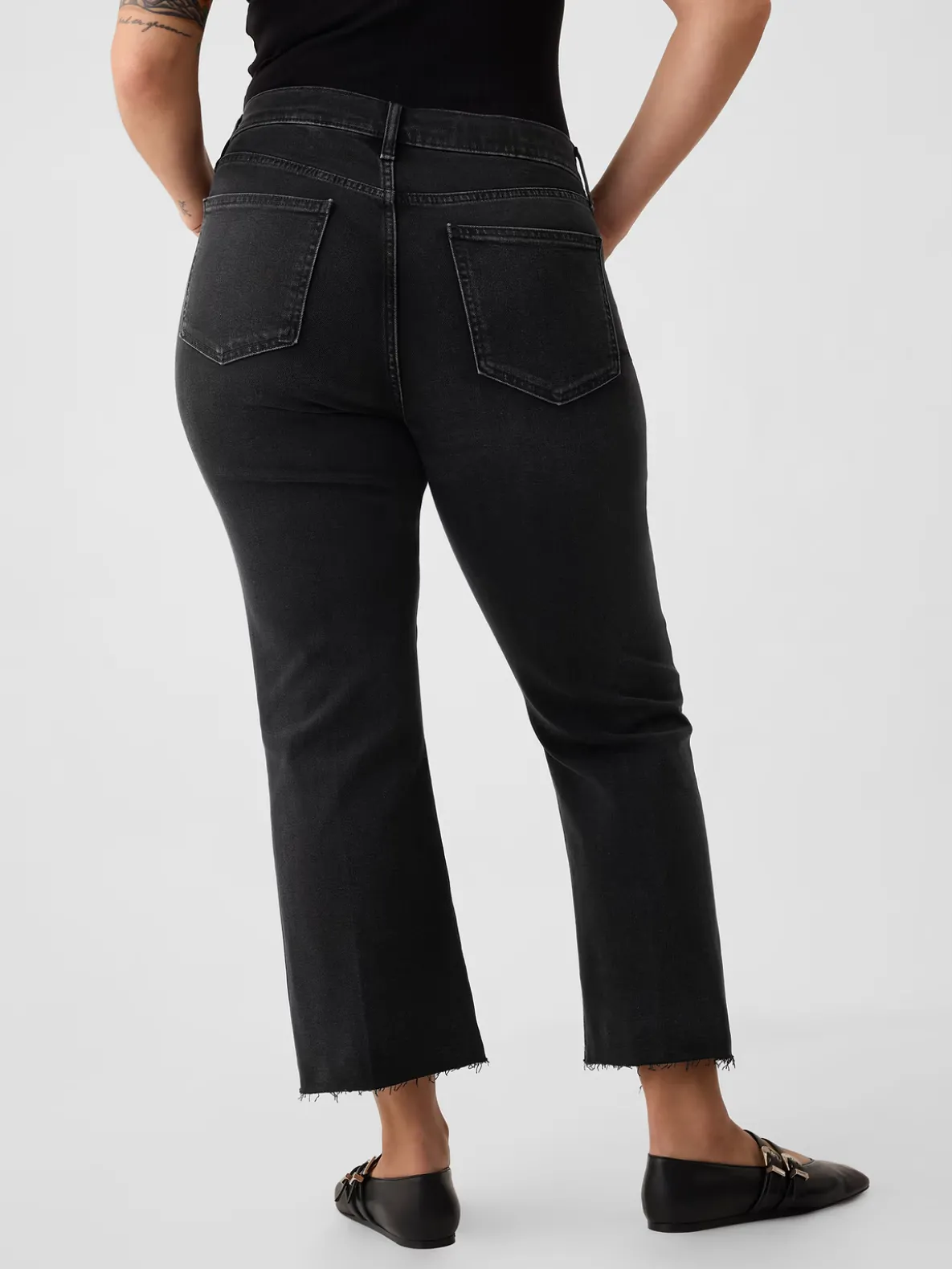High Rise Kick Flare Jeans