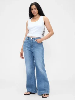 High Rise Relaxed Flare Jeans